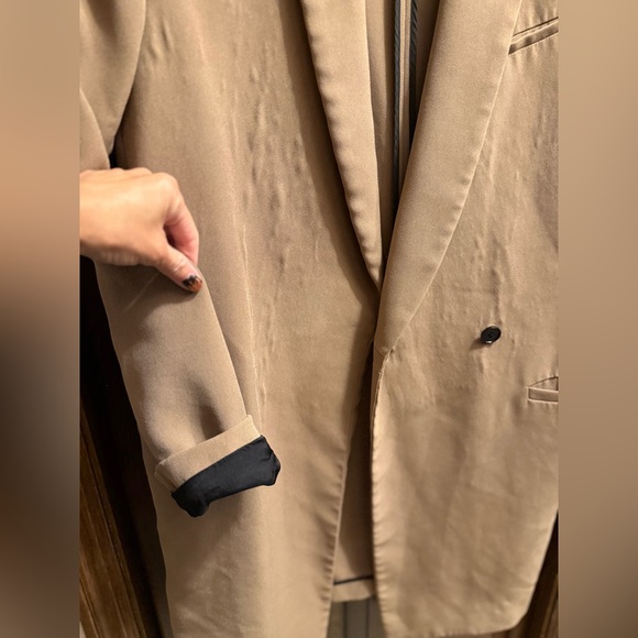 3.1 Phillip Lim Classic Camel Long Oversized Blazer coat 6 - Picture 9 of 11